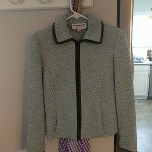 Beautiful light blue and grey jacket.